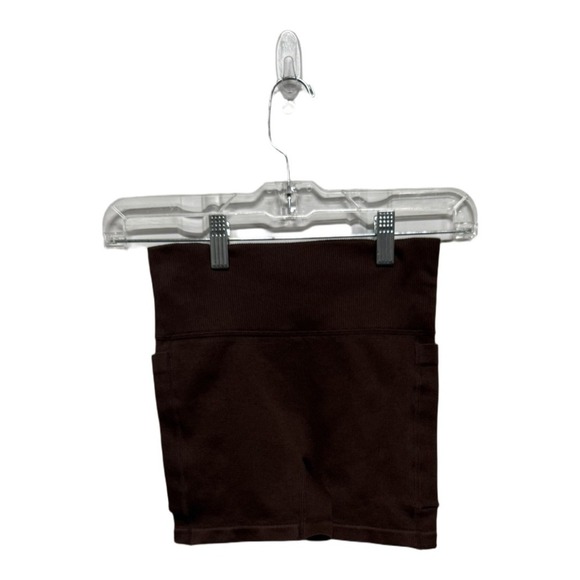 Cotton On Body Athletic Shorts Chocolate Brown Short Biker Shorts XS Workout - Picture 2 of 5
